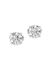 Saks Fifth Avenue 14K White Gold & 2 TCW Lab-Grown Diamond Round Stud Earrings