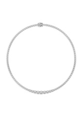 Saks Fifth Avenue 14K White Gold & 20 TCW Lab-Grown Diamond Necklace