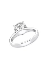 Saks Fifth Avenue 14K White Gold & 3 TCW Lab-Grown Diamond Solitaire Engagement Ring