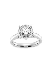 Saks Fifth Avenue 14K White Gold & 3 TCW Lab-Grown Diamond Solitaire Engagement Ring