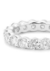 Saks Fifth Avenue 14K White Gold & 3.00 TCW Diamond Eternity Band