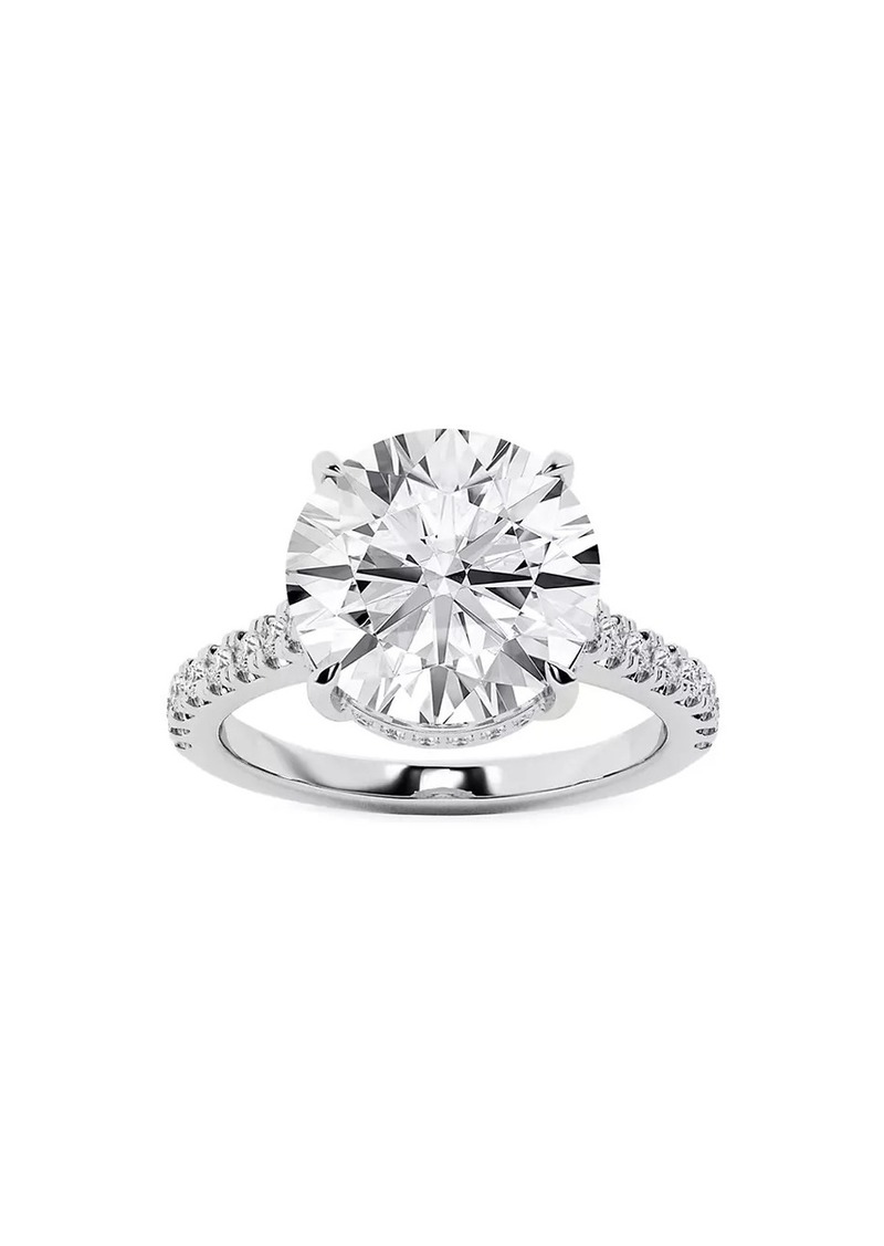 Saks Fifth Avenue 14K White Gold & 4.5ct Lab-Grown Diamond Engagement Ring