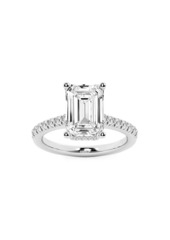 Saks Fifth Avenue 14K White Gold & 5 TCW Lab-Grown Diamond Engagement Ring