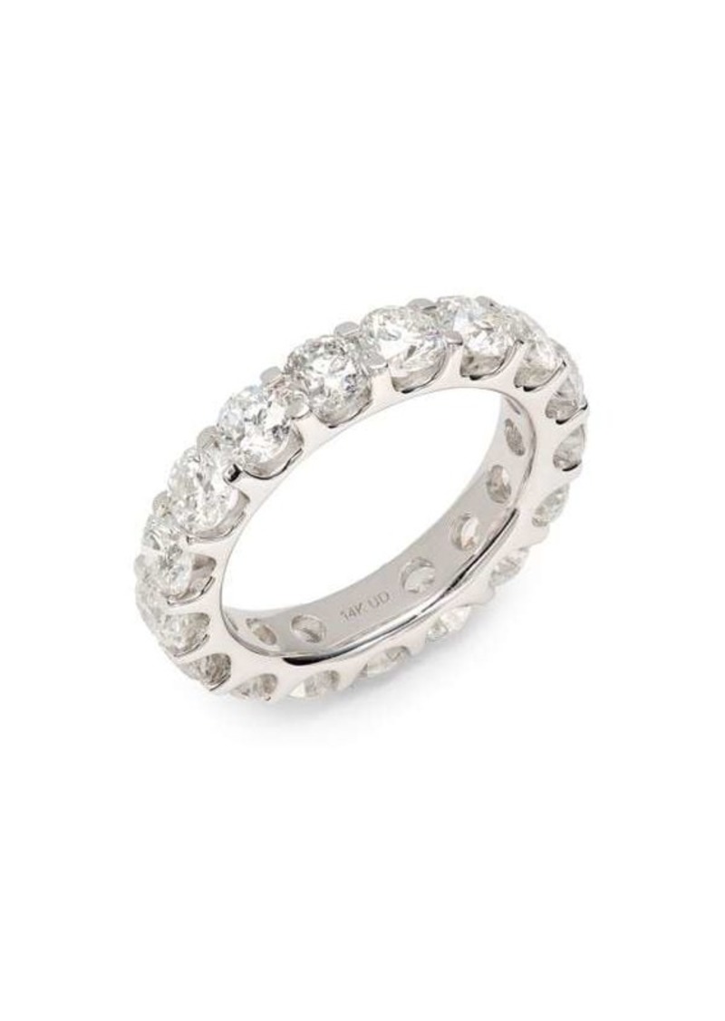 Saks Fifth Avenue 14K White Gold & 5.05 TCW Diamond Ring