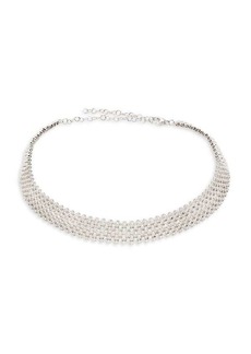 Saks Fifth Avenue 14K White Gold & 6 TCW Diamond Choker Necklace