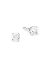 Saks Fifth Avenue 14K White Gold & 0.3 TCW Diamond Stud Earrings