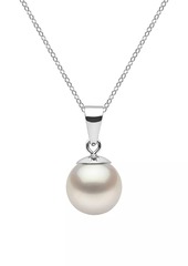 Saks Fifth Avenue 14K White Gold & Freshwater Pearl Pendant Necklace