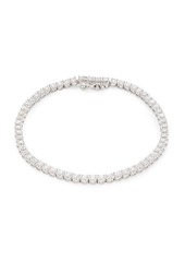 Saks Fifth Avenue Radiant Value 14K White Gold & 3 TCW Lab Grown Diamond Tennis Bracelet