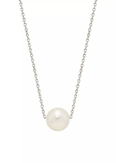 Saks Fifth Avenue 14K White Gold & Pearl Pendant Necklace