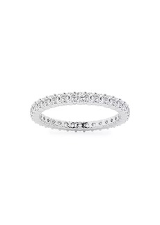 Saks Fifth Avenue 14K White Gold & Round Lab-Grown Diamond Shared-Prong Eternity Band/1.00-5.00 TCW