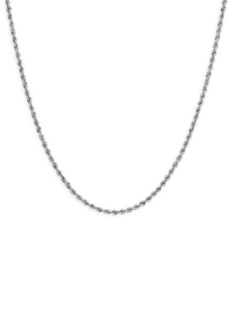 Saks Fifth Avenue 14K White Gold Chain Necklace