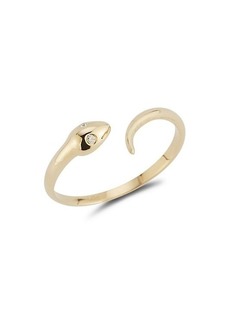 Saks Fifth Avenue 14K Yellow Gold & 0.02 TCW Diamond Snake Ring