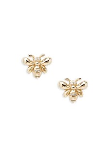 Saks Fifth Avenue 14K Yellow Gold & 0.03 TCW Diamond Stud Earrings