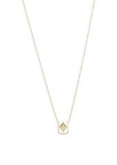 Saks Fifth Avenue 14K Yellow Gold & 0.05 TCW Diamond Star Necklace