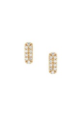 Saks Fifth Avenue 14K Yellow Gold & 0.05 TCW Diamond Stud Earrings