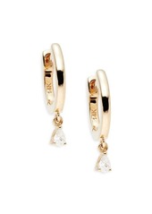 Saks Fifth Avenue 14K Yellow Gold & 0.06 TCW Diamond Huggie Earrings