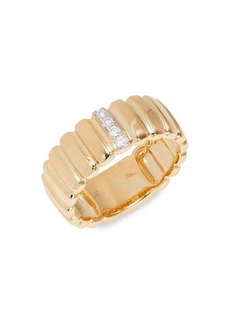 Saks Fifth Avenue 14K Yellow Gold & 0.07 TCW Diamond Ring
