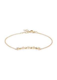 Saks Fifth Avenue 14K Yellow Gold & 0.08 TCW Diamond Star Bracelet