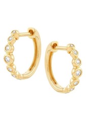 Saks Fifth Avenue 14K Yellow Gold & 0.10 TCW Diamond Huggie Earrings