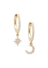 Saks Fifth Avenue 14K Yellow Gold & 0.117 TCW Diamond Drop Earrings