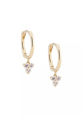 Saks Fifth Avenue 14K Yellow Gold & 0.18 TCW Diamond Drop Earrings