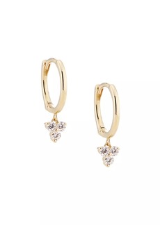 Saks Fifth Avenue 14K Yellow Gold & 0.18 TCW Diamond Drop Earrings