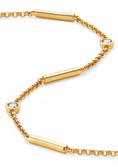Saks Fifth Avenue 14K Yellow Gold & 0.2 TCW Diamond Anklet