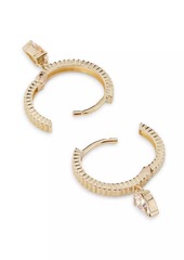 Saks Fifth Avenue 14K Yellow Gold & 0.20 TCW Diamond Huggie Hoop Earrings