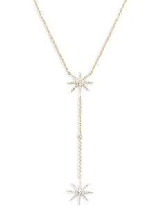 Saks Fifth Avenue 14K Yellow Gold & 0.250 TCW Diamond Layered Star Necklace