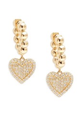 Saks Fifth Avenue 14K Yellow Gold & 0.285 TCW Diamond Drop Earrings