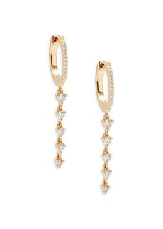Saks Fifth Avenue 14K Yellow Gold & 0.33 TCW Diamond Drop Earrings