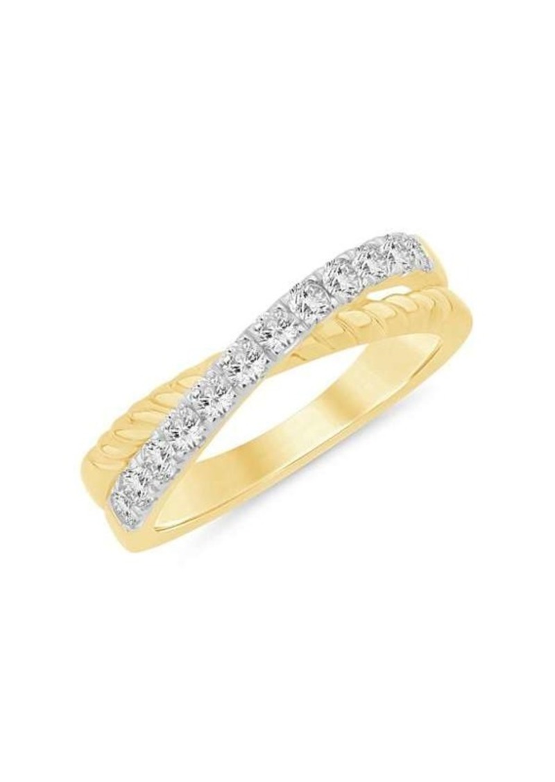 Saks Fifth Avenue 14K Yellow Gold & 0.50 TCW Diamond Ring