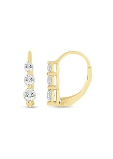 Saks Fifth Avenue 14K Yellow Gold & 0.50 TCW Lab Grown Diamond Earrings