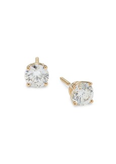 Saks Fifth Avenue 14K Yellow Gold & 1 TCW Lab Grown Diamond Stud Earrings