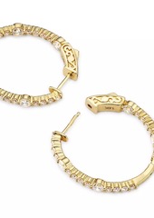 Saks Fifth Avenue 14K Yellow Gold & 1.53 TCW Diamond Hoop Earrings