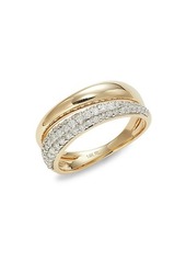Saks Fifth Avenue 14K Yellow Gold & Diamond Ring
