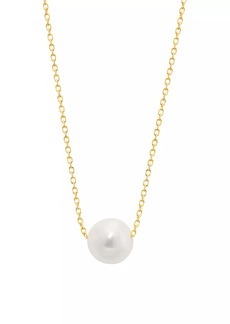 Saks Fifth Avenue 14K Yellow Gold & Pearl Pendant Necklace