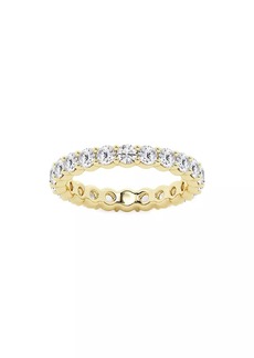 Saks Fifth Avenue 14K Yellow Gold & Round Lab-Grown Diamond Eternity Band/2.00-5.00 TCW