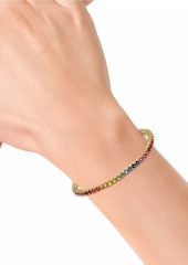 Saks Fifth Avenue 14K Yellow Gold & Rainbow Sapphire Tennis Bracelet