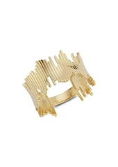 Saks Fifth Avenue 14K Yellow Gold Artistic Wave Ring