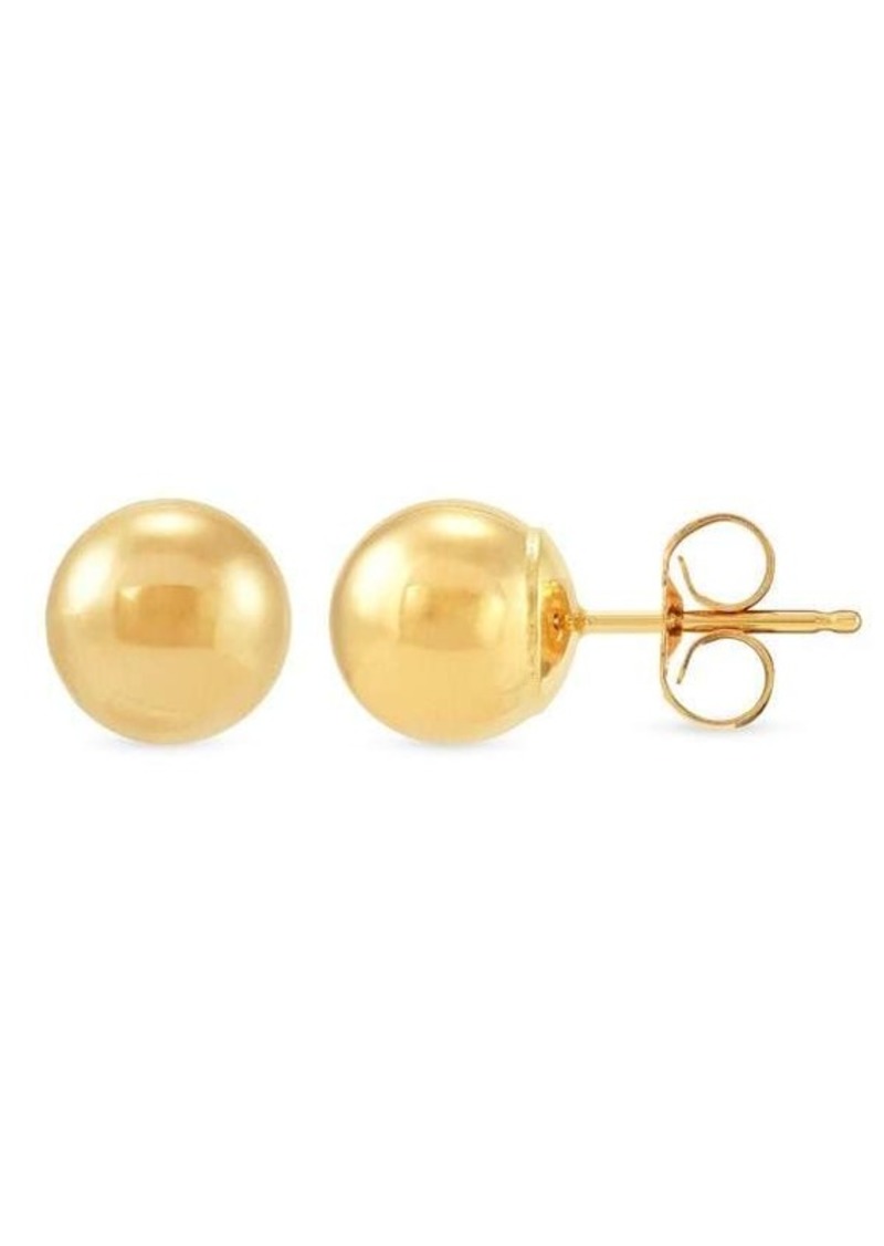 Saks Fifth Avenue 14K Yellow Gold Ball Stud Earrings