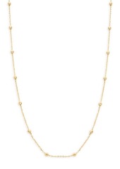 Saks Fifth Avenue 14K Yellow Gold Bead Necklace