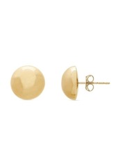 Saks Fifth Avenue 14K Yellow Gold Button Stud Earrings