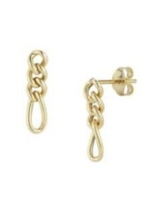 Saks Fifth Avenue 14K Yellow Gold Chain Link Earrings