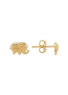 Saks Fifth Avenue 14K Yellow Gold Elephant Stud Earrings