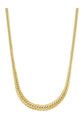 Saks Fifth Avenue 14K Yellow Gold Herringbone Links Necklace