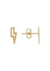 Saks Fifth Avenue 14K Yellow Gold Lightning Bolt Stud Earrings