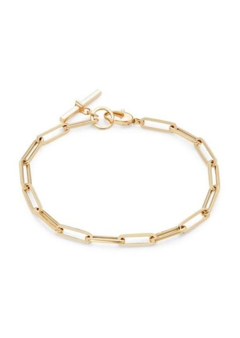 Saks Fifth Avenue 14K Yellow Gold Link Bracelet