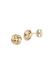 Saks Fifth Avenue 14K Yellow Gold Love Knot Stud Earrings