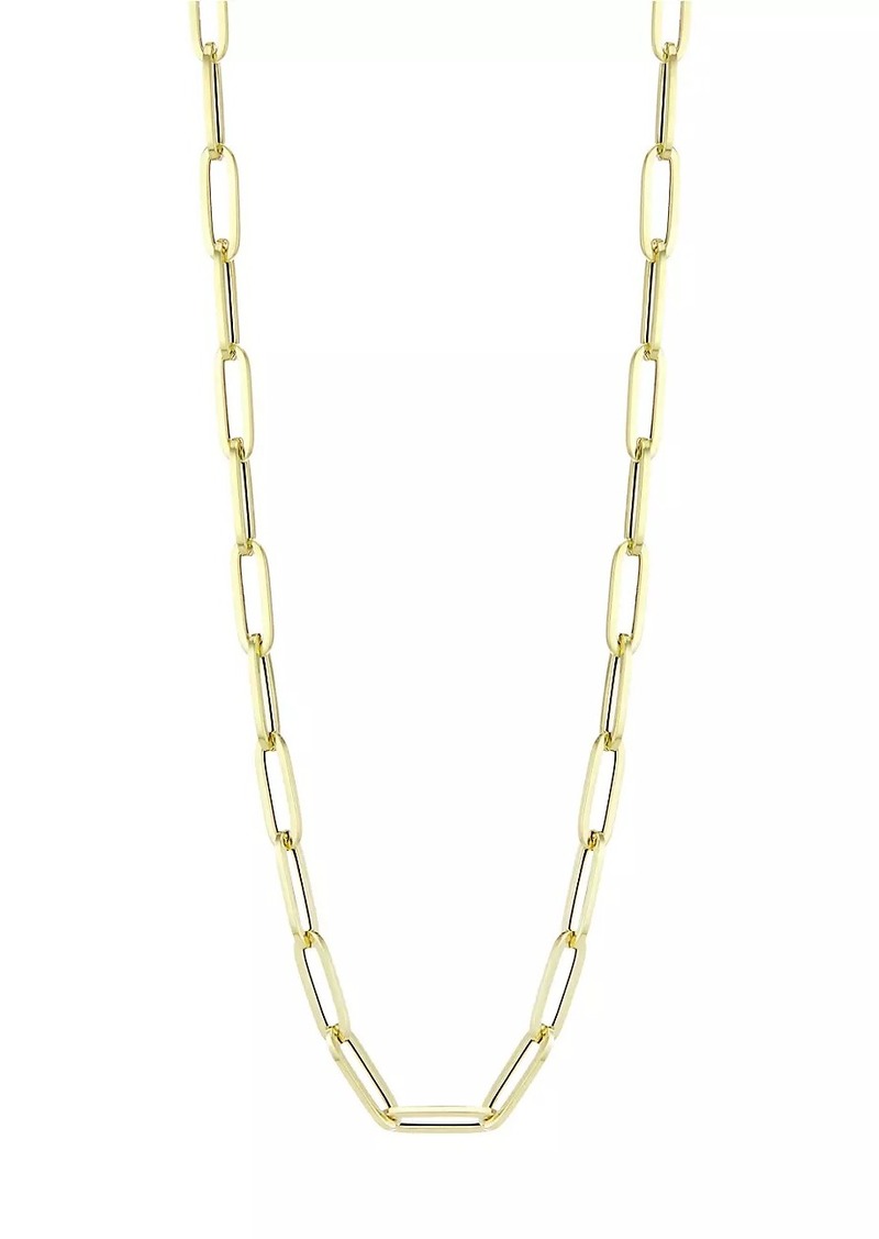 Saks Fifth Avenue 14K Yellow Gold Paper Clip Chain Necklace/4.2MM